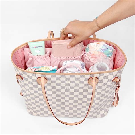 neverfull diaper bag size